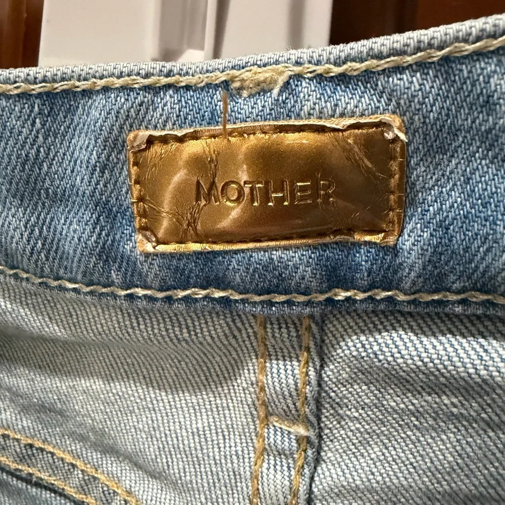 MOTHER Women’s Light Blue Jeans - Picture 4 of 10
